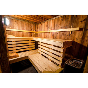 Courchevel chalet private sauna